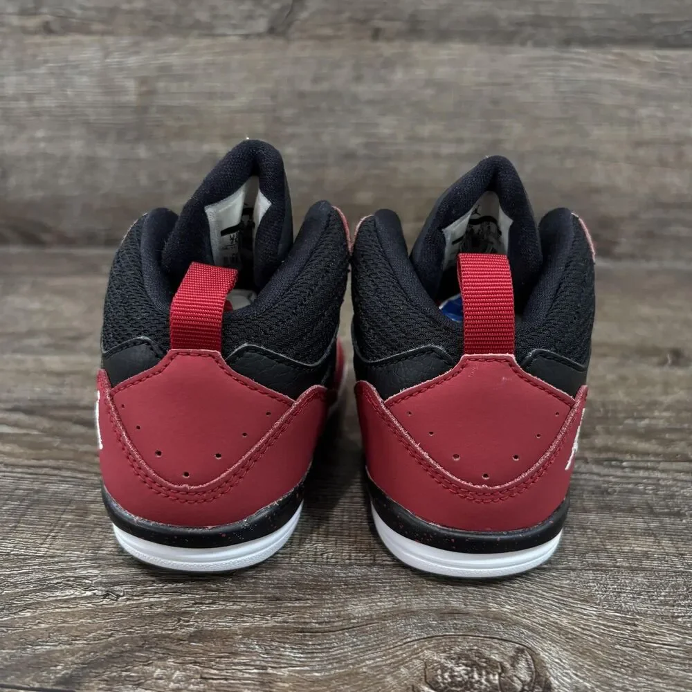 Jordan Flight 97bt Shoes Kid's 7C Black Red Leather Toddler Nike 654980-002